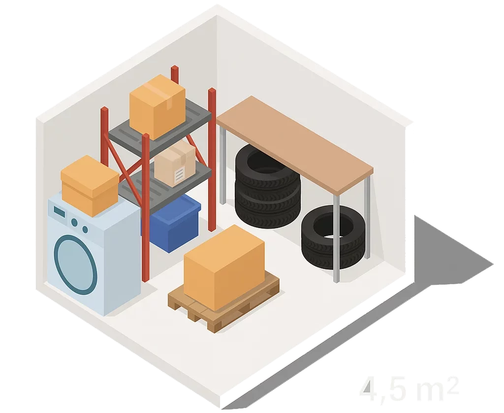 4.5m² turvaline minuhoidla – 24/7 ligi – Tallinna kesklinn