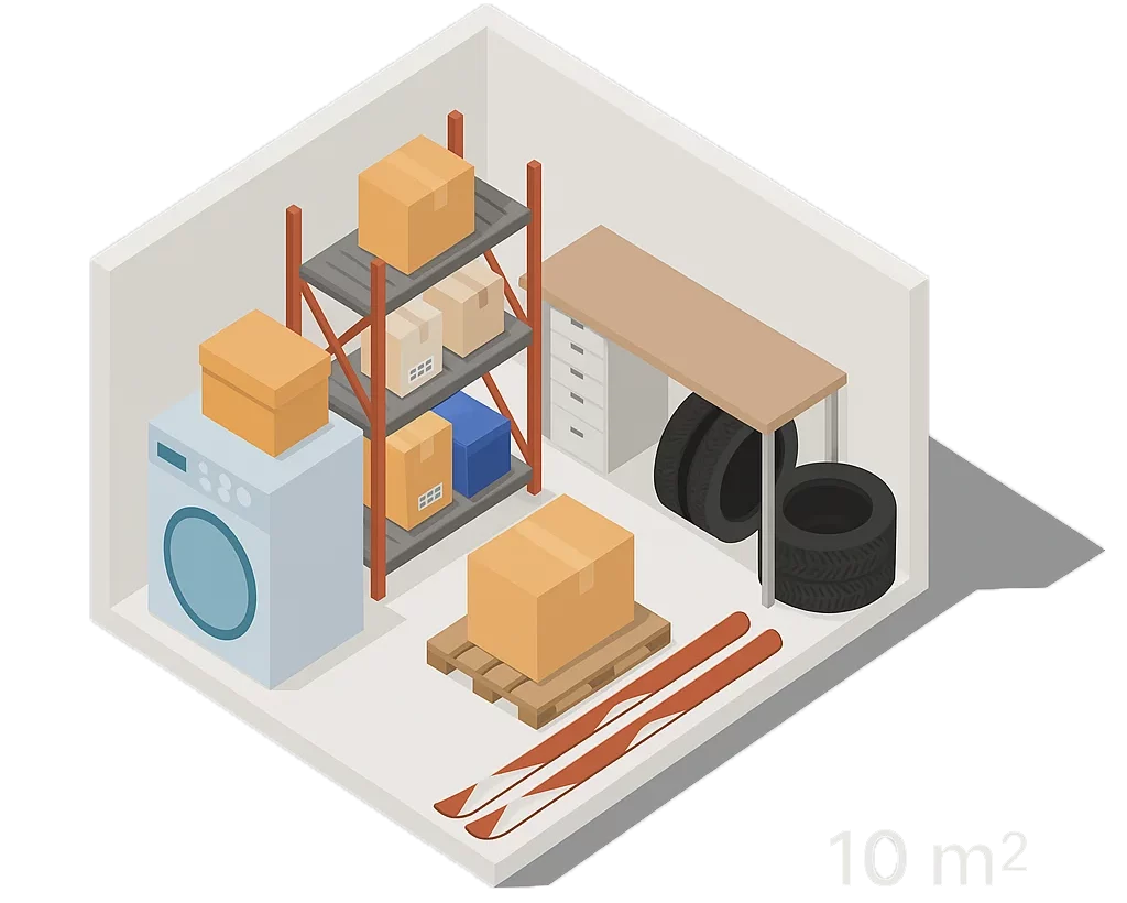 10m² suur laopind – ideaalne mööblile ja kaupadele – Tallinna kesklinn