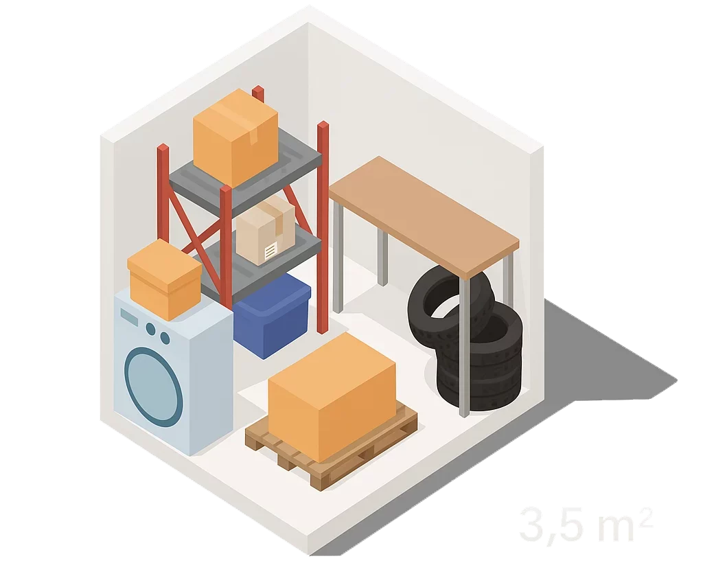 3.5m² soe laoruum Tallinnas ärikliendile ja eraisikule