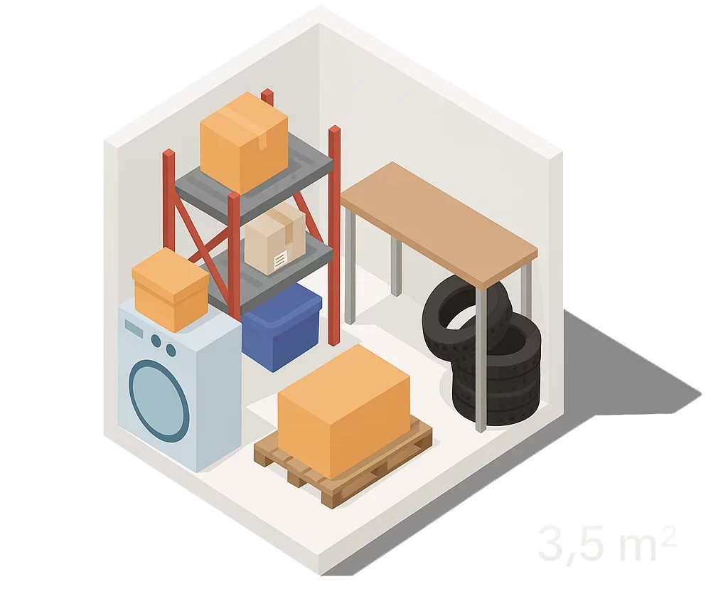 Хранение вещей 3.5м² в Таллине – для дома и бизнеса